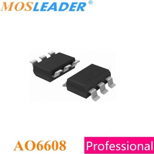 Mosleader AO6608 SOT23-6 100PCS 1000PCS N + P Channel 20V Made in China High quality