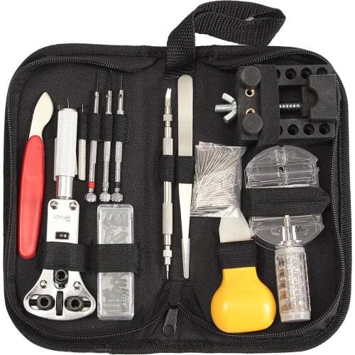 144pcs Watch Repair tool Kit Watch Link Pin Remover Case Opener Spring Bar Remover Horlogemaker Gereedschap Repair WatchTool Kit