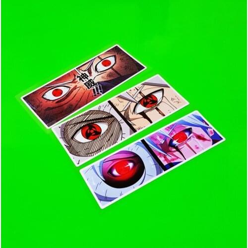 Anime Power Peeping Eyes Decal Creative Fashion Sticker for Auto Car Truck Vans Motor Electric Computer Bike