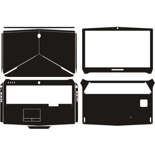 KH Laptop Sticker Skin Decals Cover Protector Guard for Dell Alienware M17x R7 2015