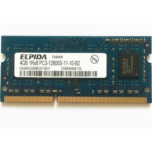 ELPIDA DDR3 RAM 4GB 1600MHz 1.5V 4GB 1RX8 PC3-12800-11 ddr3 4gb 1600 laptop memory