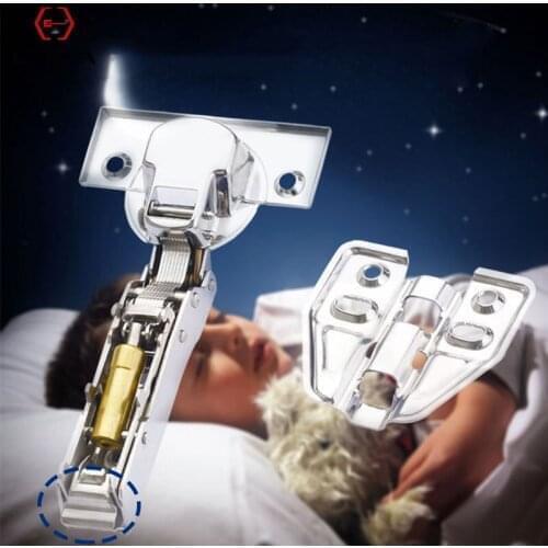 LBA Straight Bend Detachable Hidden Loops 304 / 201 Stainless Steel Cabinet Hinge Cold Rolled Steel Cupboard Door Hinges