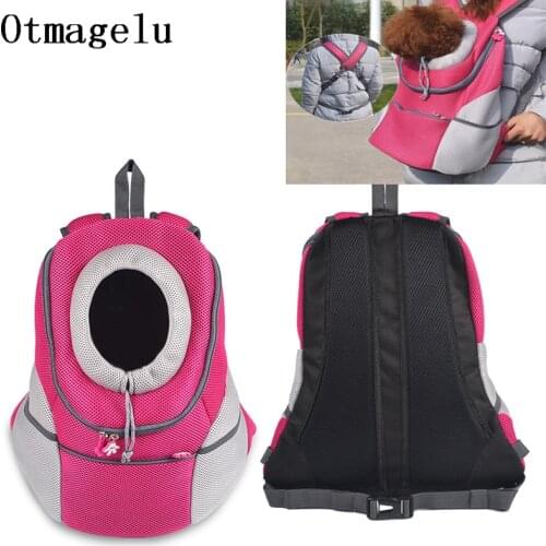 Portable Pet Backpack Dog Bags Dog Carrier Bag Pet Puppy Front Portable Travel Bag Head out Double Shoulder Bag Pet Supplies