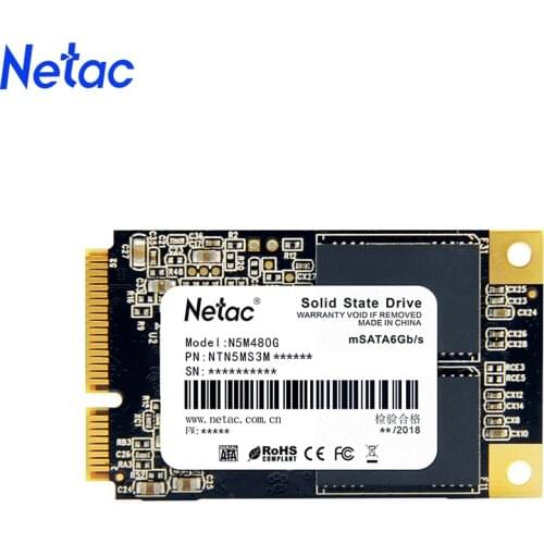 Netac SSD msata 120gb 240gb 480gb msata SSD Hard Drive hd ssd disk hdd Internal Solid State Dirves for laptop computer