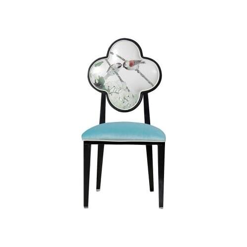 Iron chair restoring ancient ways makes old chair Europe type chair back chair