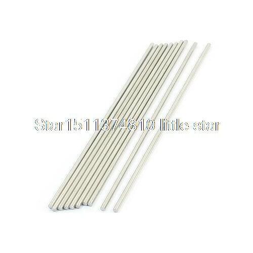10PCS RC Smart Car Toy Parts Stainless Steel Round Bar Shaft 110x 2mm