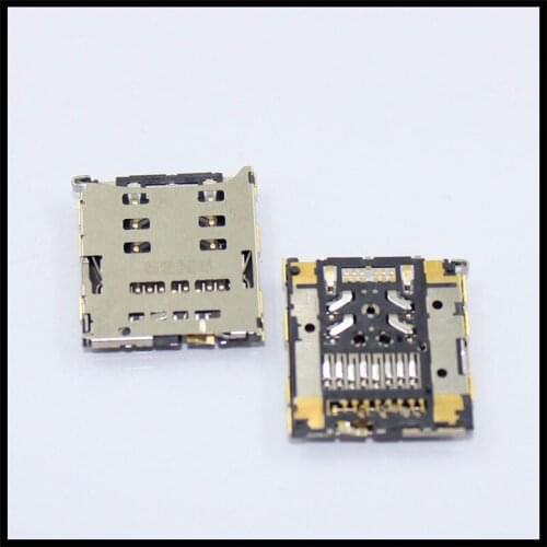 10pcs/lot Original New SIM Card Reader Connector Junctor for Huawei Ascend P8 /P8 Lite Nano Sim Micro SD Card Tray Holder Module