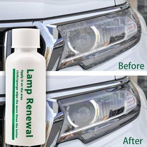 20/50ml Liquid Lamp Retreading Agent Lamp Renovation Polishing Coat Car Maintenance Car Headlight Restoration