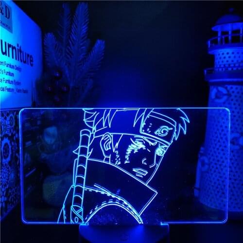 Naruto Chiha Shisui 3D Night Light Luminaria LED Lampara Home Decoration Lamp Xmas Gifts Kawaii Room Anime Figure Decor Manga