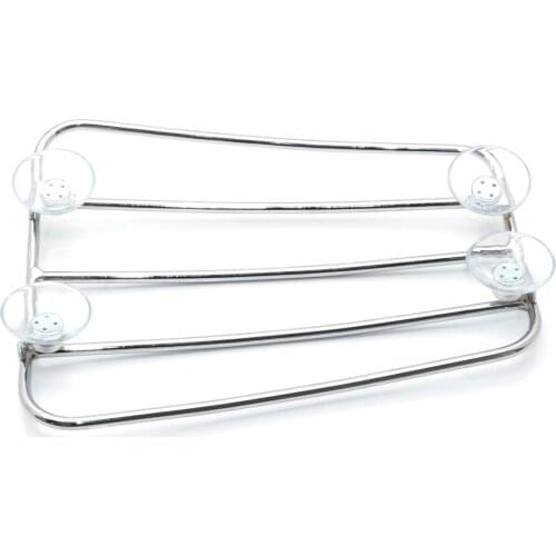 4 Suction Stainless Steel Motorcycle Cup Fuel Gas Tank Sucker Parcel Rack Support For BMW Cafe Racer Cruiser Bobber Chopper