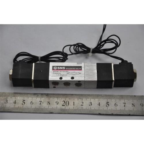 4V130-06 DC24V 1/8''BSPT 3/5way medium closed control solenoid Magnetically air pneumatic valve