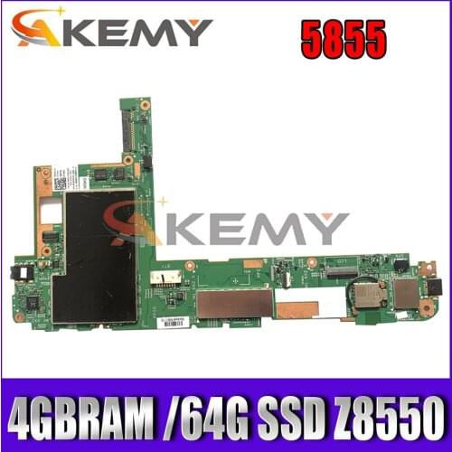 Akemy 14H30-1 PWB:H4W2R FOR Dell Venue 8 Pro 5855 Laptop Motherboard 4G/64GB Z8550 CN-0W53MD W53MD Table mainboard 100%tested