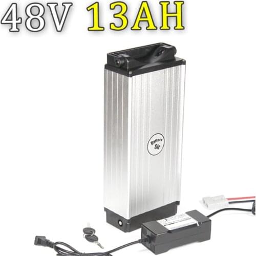 High quality samsung ebike 48v 750w rear rack battery pack 48v 13ah lithium ion bafang battery with charger
