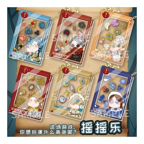 Anime Identity V Tracy Reznik Naib Subedar Emma Woods Jack Creative Acrylic Shake Fighter Keychain Toy Cute Bag Pendant Keyring
