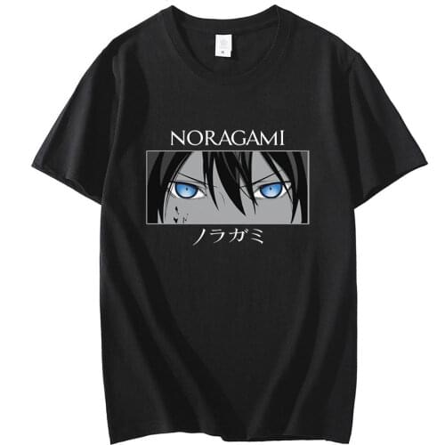 Noragami Yato Japan Anime T-Shirt Man Woman Tee Shirt Oversize Funny Short Sleeve Print Streetwear Cotton T Shirt Harajuku Tops