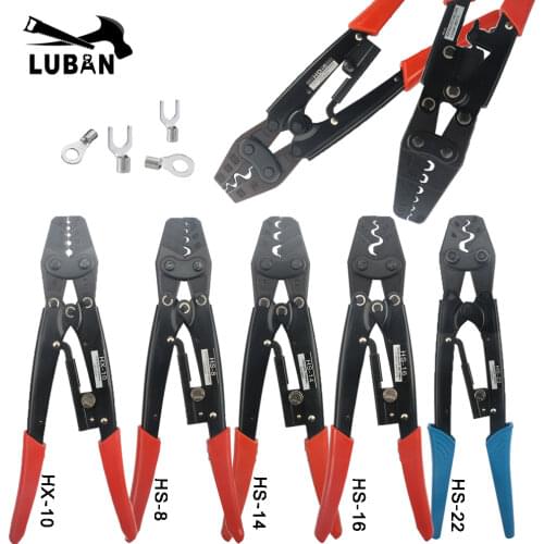 HD-6 HS-6L HS-6M HS-8 HS-14 HS-16 japanese style crimping piler for terminal 1-6mm2 CRIMPING PLIERS crimping tools