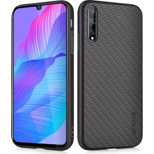 Leather Back Cover Phone Case for Huawei Honor 30i LRA-LX1 6.3'' Soft Edge Thin Business Coque Pc+TPU Pu Fundas