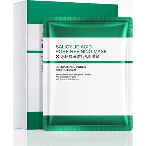 Salicylic Acid Face Mask Shrink Pores Oil Control Hydrating Moisturizing Acne Brightening Repair Refreshing