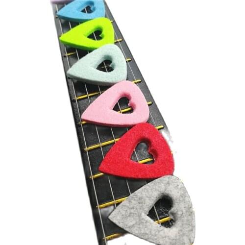 Mini Style and Gift Usage guitar accessory felt guitar picks 100 pcs
