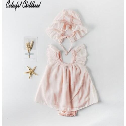 Soft breathable chiffon dress baby girls mesh lace jumpsuit infant newborn body clothes toddler onesies bebe vestidos