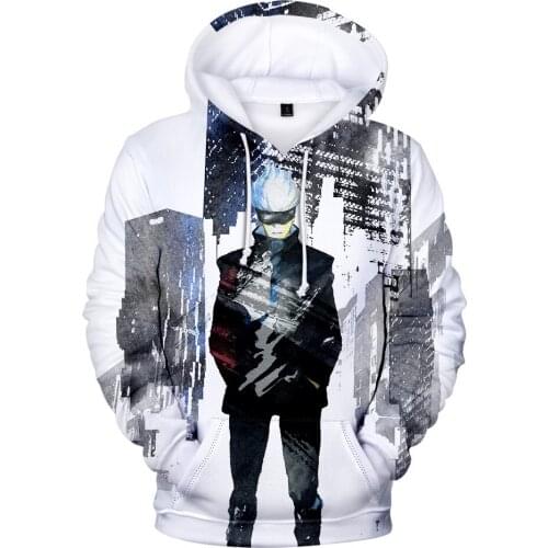 2021 New Anime Jujutsu Kaisen Hoodies 3D Sweatshirt Men Women Fashion Harajuku Hip Hop Pullover Boy/girl Streetwear 3D Clothing
