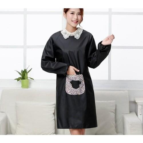 Pet Groomer Work Clothes Waterproof Uniform Nylon Grooming Apron with Pocket Anti Sticking Wool Beautician Overalls Groomer Robe