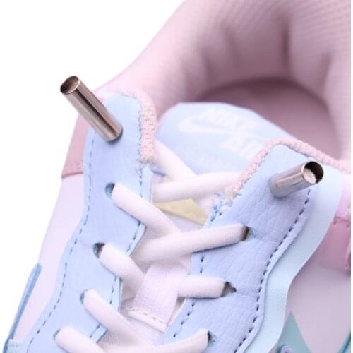 1 Pair New Elastic Shoe Laces Round No Tie Shoelaces for Kids and Adult Sneakers Shoelace Quick Lazy Laces 21 Color Shoe Rope