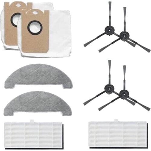 Replaceable Dust Bags Collection Cleaner Mops Side Brushes Accessories Parts for XIAOMI VIOMI S9 Robot Vacuum Cleaner