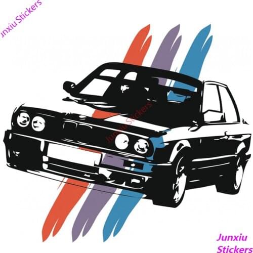 Funny Colorful Car Sticker 3 Color Bar Auto Decals for Bumper Truck Camper Car Styling SUV Off Road Fine Decal Decor PVC13x12cm