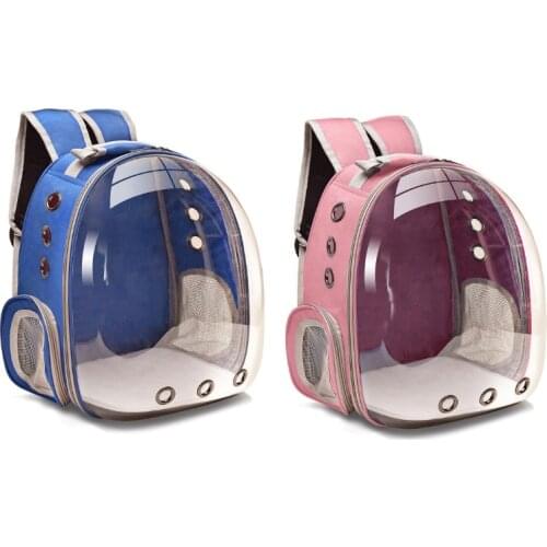 Cat Carrier Bag Window Bubble Carrying Travel Bag Breathable Big Space Capsule Transparent Pet Carrier Bag Dog Cat Backpack