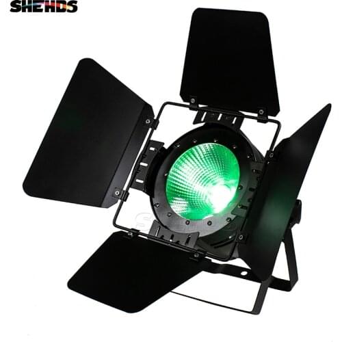 LED Par COB 200W RGBW 4in1 Light Lyre Stage Lighting Effect professional stage For Clubs Luces Discoteca Disco With Barn Doors