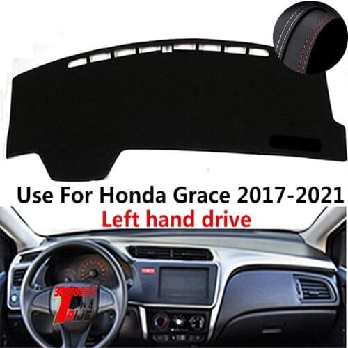 TAIJS Factory Casual Sport Sun Shade Leather Car Dashboard Cover For Honda Grace 2017 2018 2019 2020 2021 Left hand drive