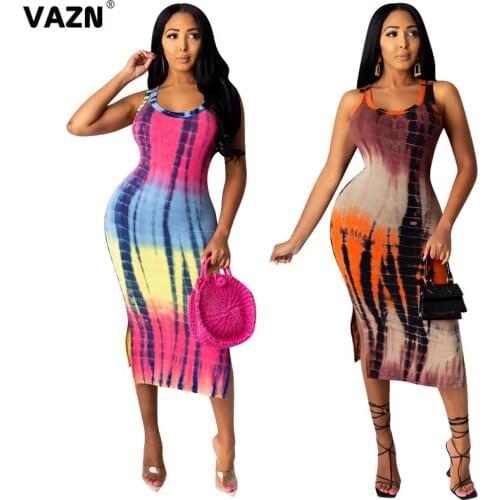 VAZN Summer Dresses With A Slit