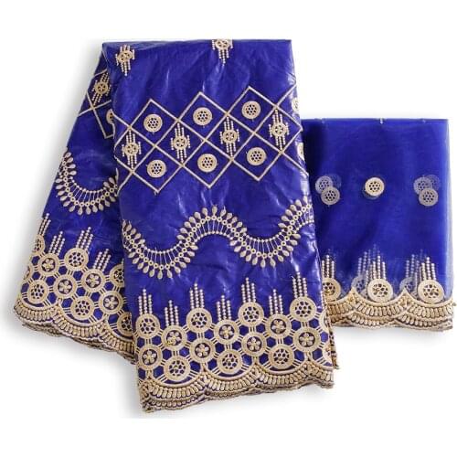 Embroidered Austria Cotton 2021 Dubai Rich Bazin Jacquard Fabric Sewing Materials For Dress Designer High Quality 5+2 yards/lot