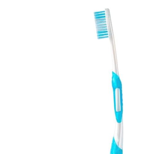1PC in 1PACK Toothbrush Soft Dupon Bristle Elastic Rubber Handle Antiskid Double Effect Clean For Sensitive Person Massage Gums