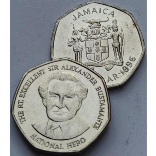 19MM Jamaica ,100% Real Genuine Comemorative Coin,Original Collection