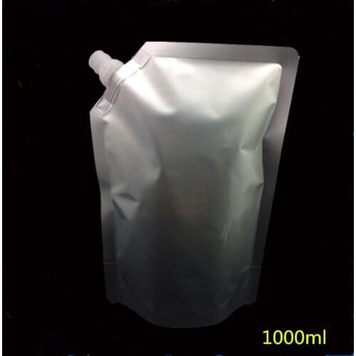 20PCS 1000ml Foil beverage Suction Bags Drink Juice Coffee Bubbletea Cocktail Jelly Suction bag