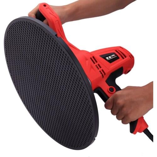 220V Circular Mortar Smoothing Machine Cement Sander Electric Wall Sanding Machine Grinding Sander Polished Machine Hand Tools