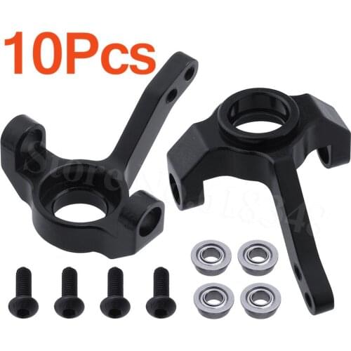 10Pcs Aluminum Knuckle (L/R) for 1/10 Axial SCX10 RC Rock Crawler Truck Hop Up Upgrade Parts AX30496 Replacement Wholesale