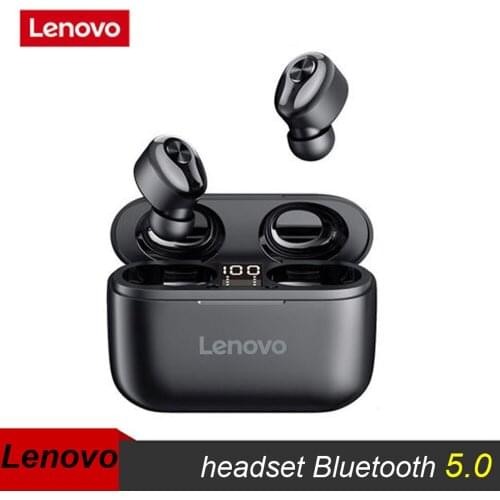 Lenovo HT18 TWS Wireless Bluetooth 5.0 Earphone 1000mAH Battery LED Display Earbuds Volume Control HIFI Stereo Headset