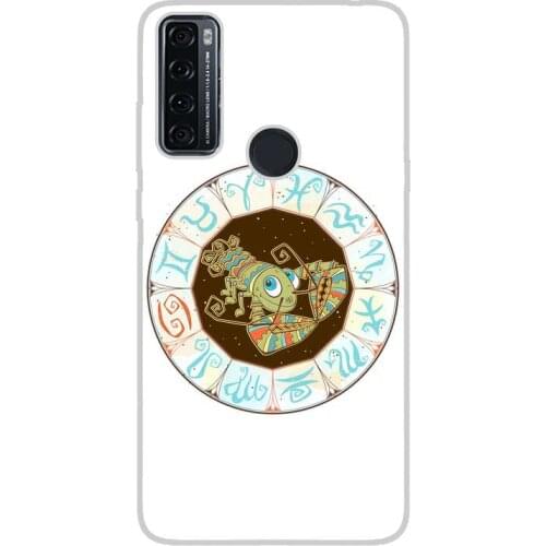 Compatible with TCL-20-SE-4G silicone gel tpu case cover case custom drawing design anti-shock flakes 003 case