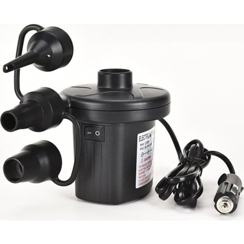 Electric Air Pump Potable Inflatable Compressor For Mattress Swimming Pool Fast Air Filling Inflator with 3 Nozzles 2020 New