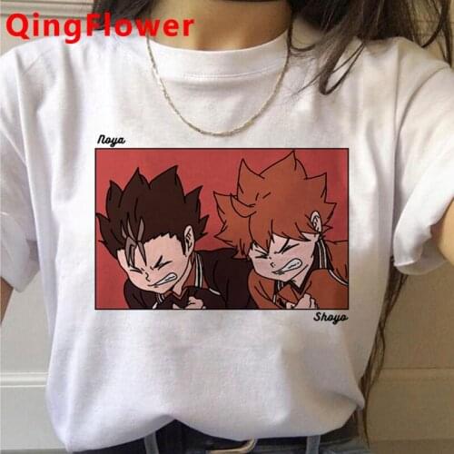 Oya Oya Oya Haikyuu Kuroo Karasuno Fly High clothes t-shirt female tumblr couple harajuku casual japanese clothes tumblr