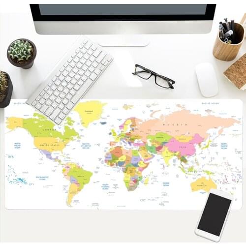 Old World Map Gaming Mouse Mat for Gaming Accessories
