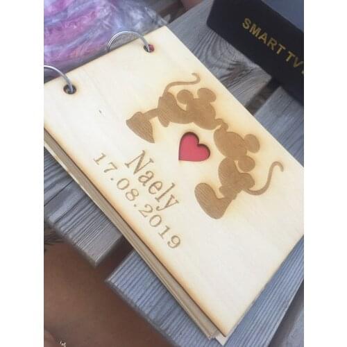 Laser cut guestbook, Wooden Guest Book, Wooden Wedding book, Engraved Guestbook, Wedding Guest Book, Plywood Wedding Guestbook