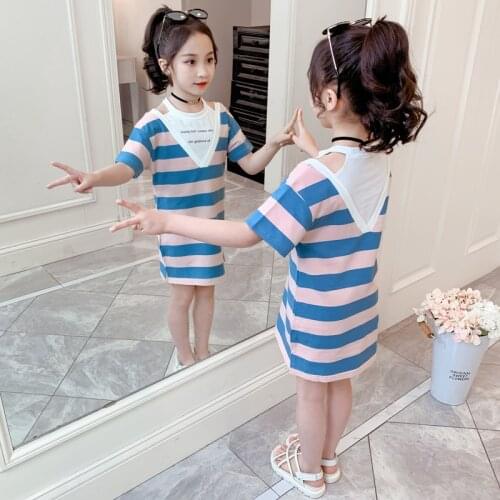 Girls Dress Summer 11 Childrens Clothing 10 To 12 Years Princess Bohemian Party Dresses 8 Kids New Lattice Dress 2021 Teenager