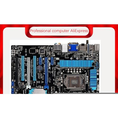 For ASUS P8Z77-V Computer Motherboard LGA 1155 DDR3 For Intel Z77 P8Z77 Desktop Mainboard SATA II PCI-E X16 Used