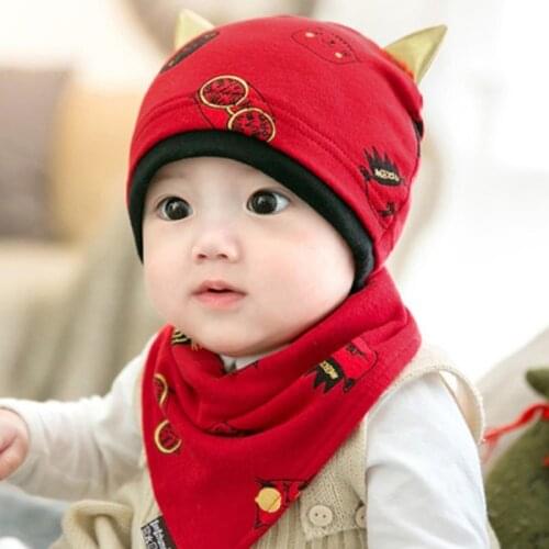 New Baby Hat With Ears Cotton Warm Newborn Accessories Baby Girl Boy Autumn Winter Hat For Kids Infant Toddler Beanie Cap