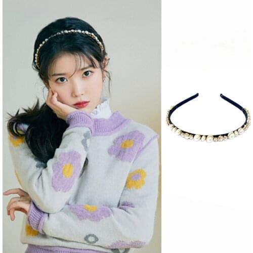 Lee Ji Eun same The same hairband hair headband hairpin of druna Hotel piercing