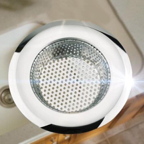 Kitchen Bathroom Sink Sewer Strainer Filter Net Floor Drain Stopper Bath Catcher Stainless Steel Kitchen Sink Filter